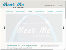 Tablet Screenshot of meetmeinstlouissdc.com